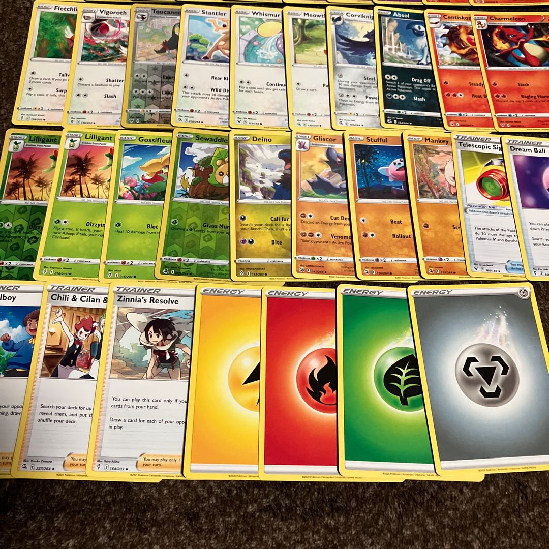 Pokémon Cards *Umi Outside Edition *Set of 37 cards including shipping