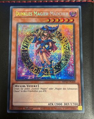 Black Magician Girl Blue-Eyes White Dragon Red-Eyes Black Dragon MP22 Secret 3-Piece Set