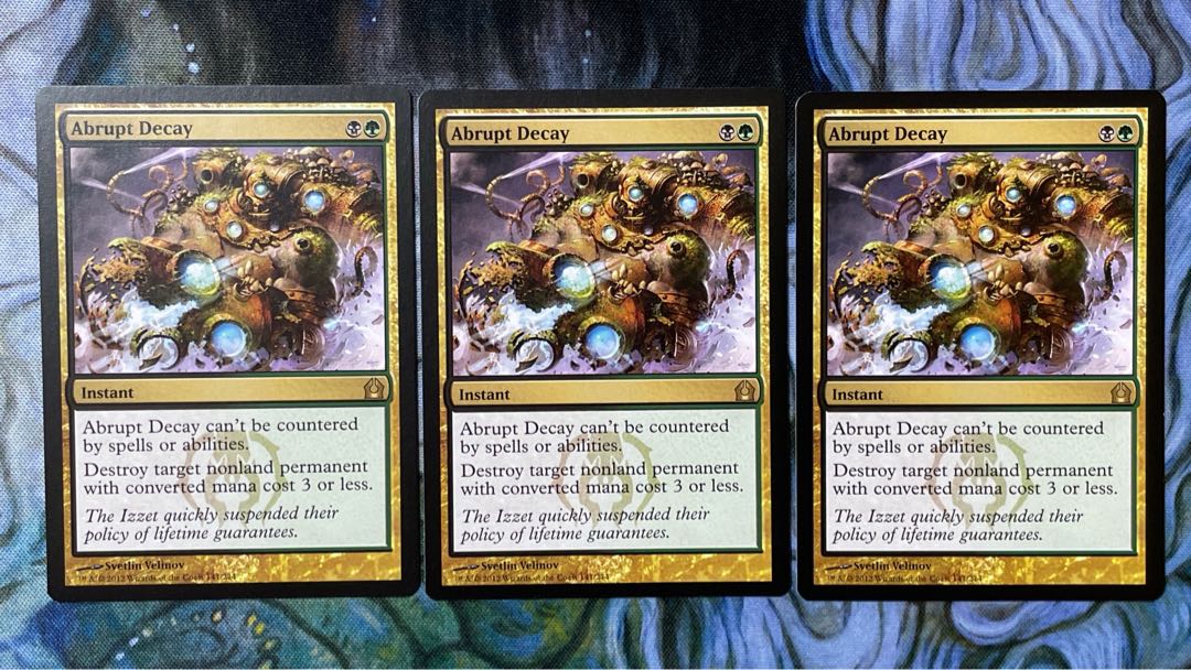 Abrupt Decay Rare 141/274 Return to Ravnica