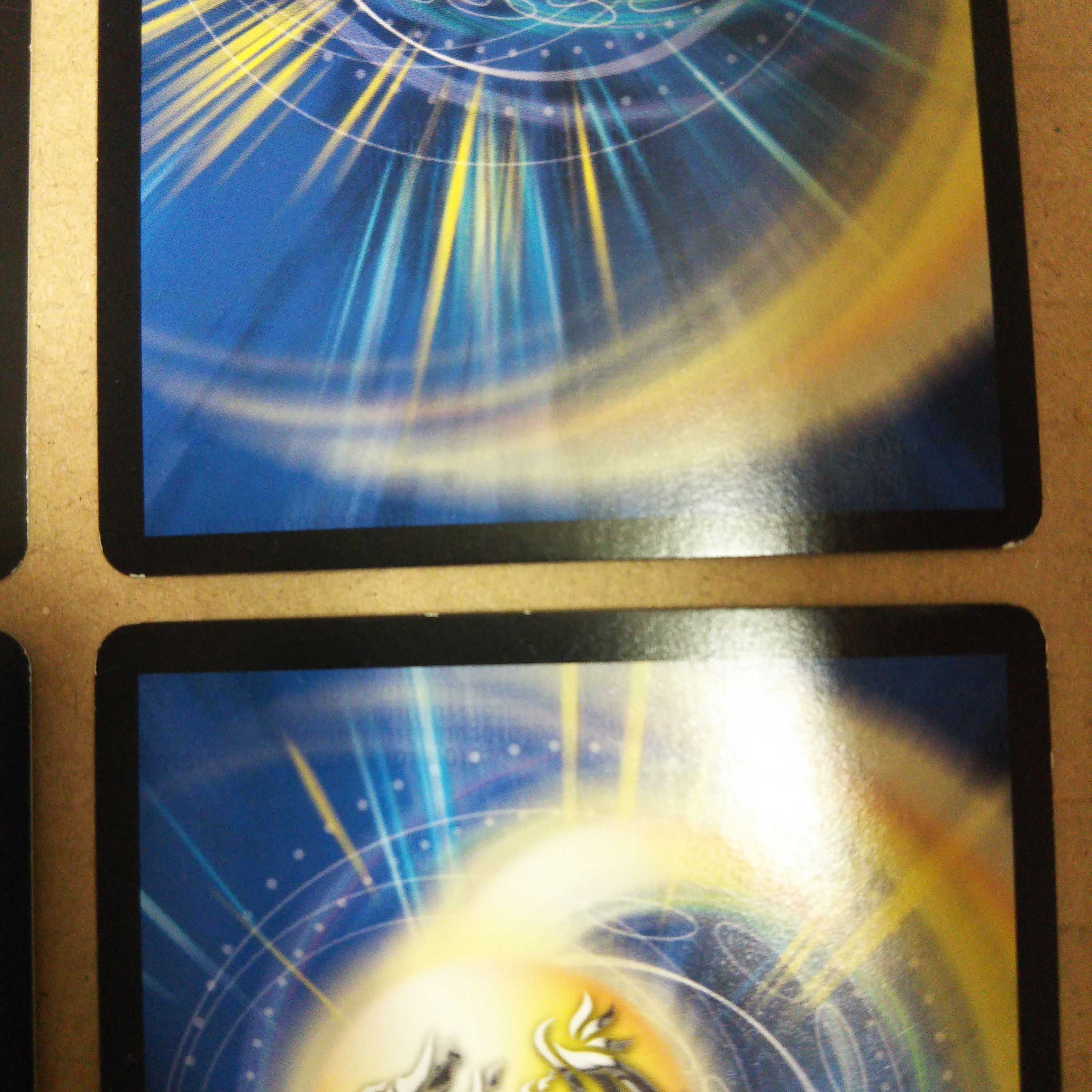 The Divine Plaque, the Heavenly Gate, and the Decision of Justice (Perfect Light) 4-card set.