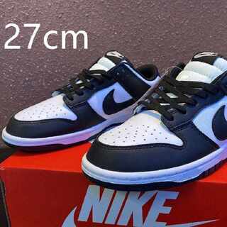 NIKE DUNK LOW RETRO WHITE BLACK 27cm