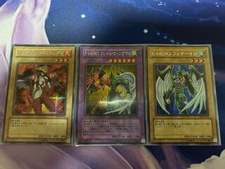 Elemental HERO Flame Wingman Elemental HERO Burstinatrix Elemental HERO Avian Secret