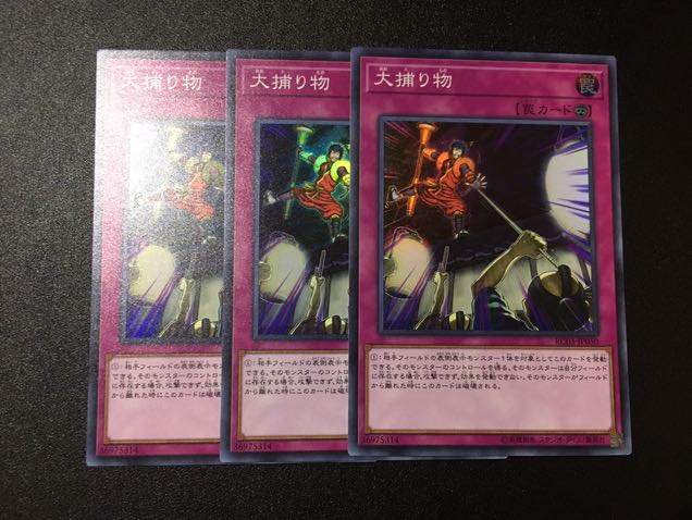 大捕り物 3枚セット