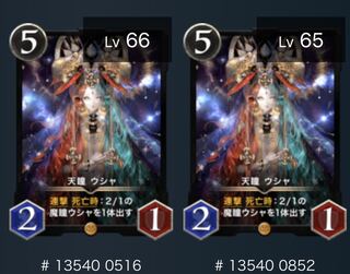 Set of 10 black cards (Usha, Kilke, etc., many high-levels)