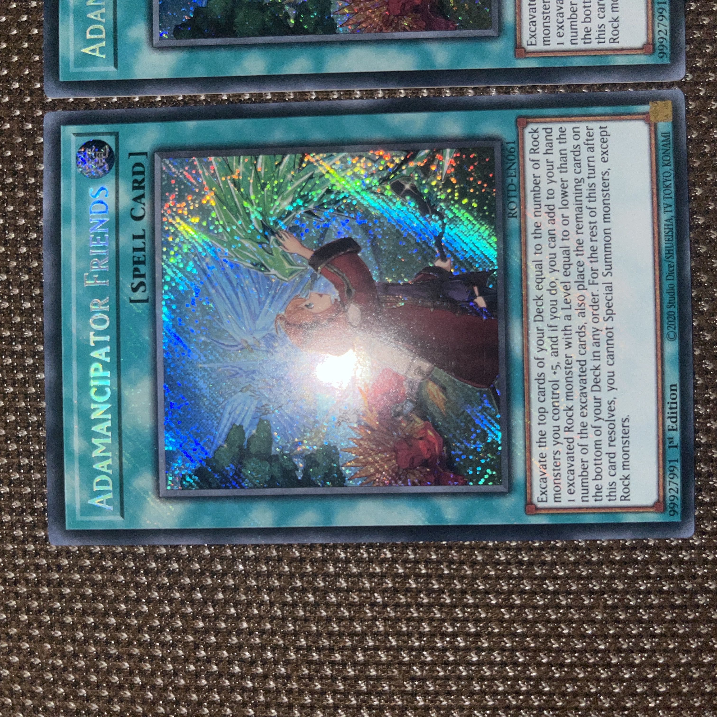 Yu-Gi-Oh Adamancipator Friends EU Version (English) Siku 1st 3 copies