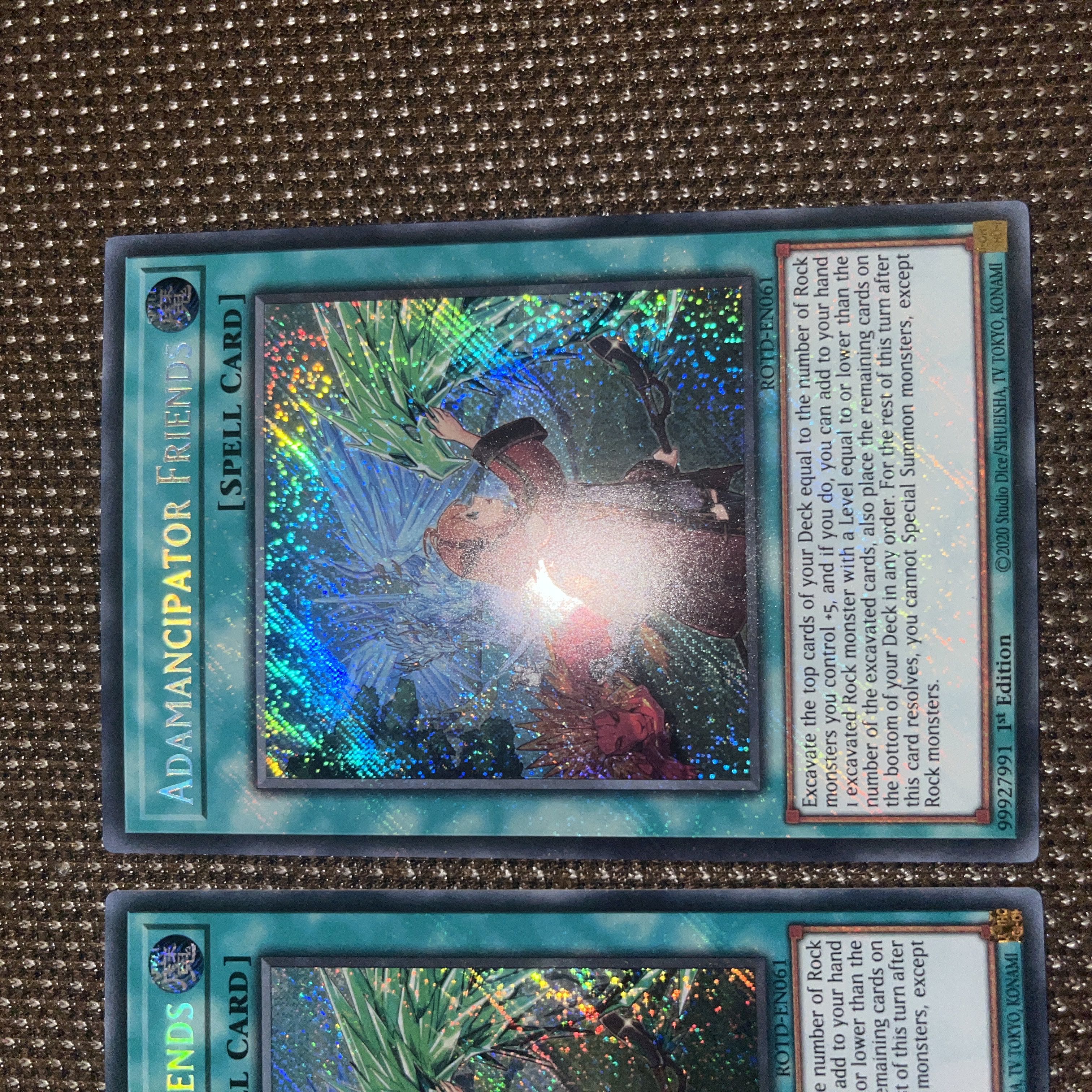 Yu-Gi-Oh Adamancipator Friends EU Version (English) Siku 1st 3 copies