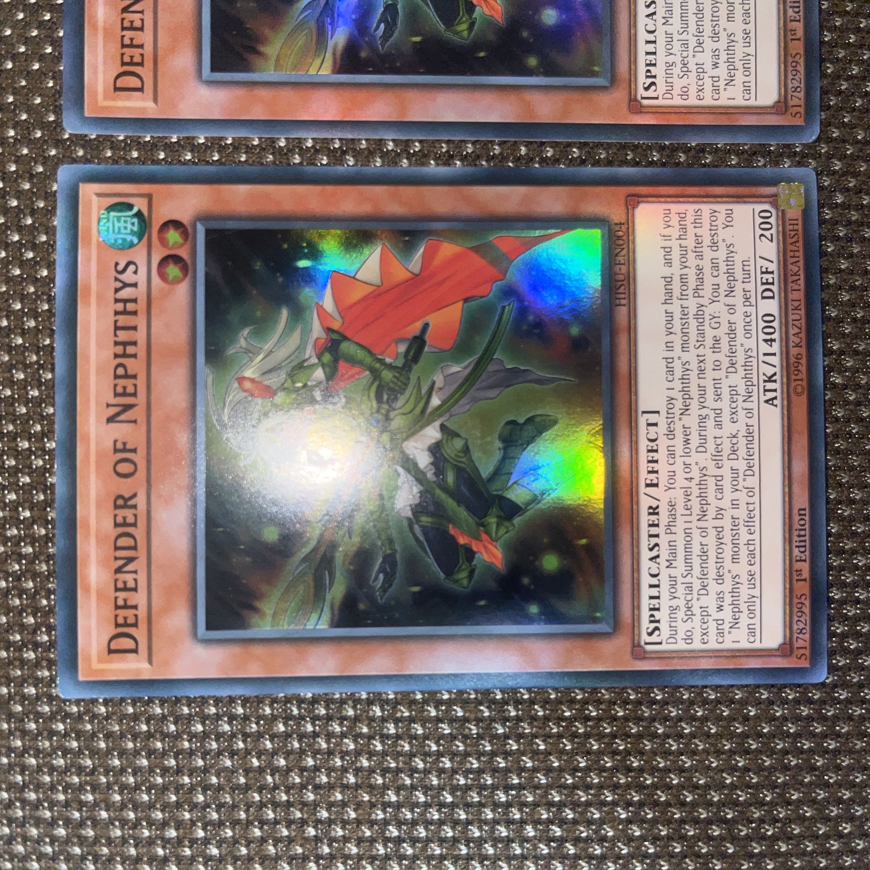 遊戯王 ネフティスの護り手 EU版(英語) スーパー 1st 3枚