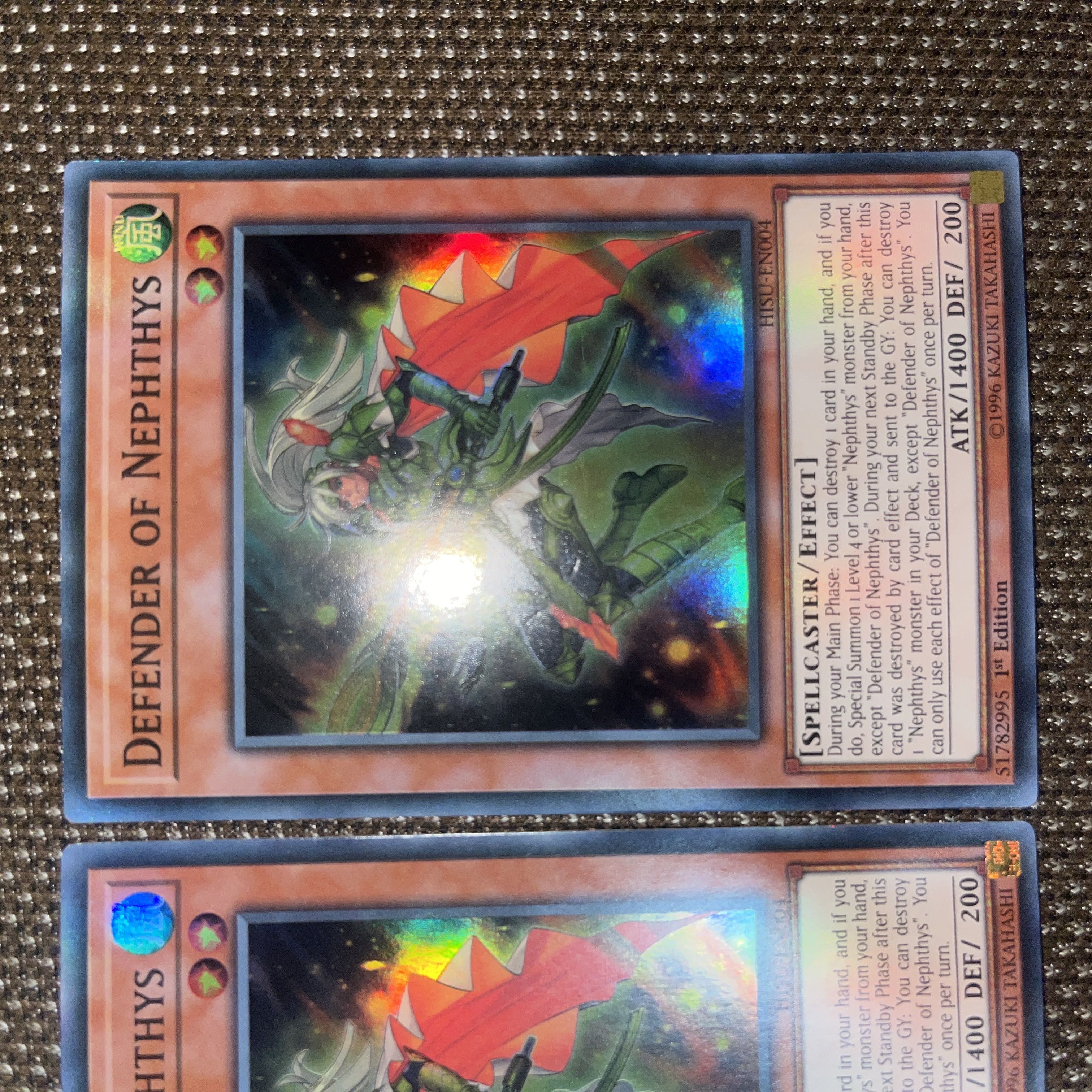 遊戯王 ネフティスの護り手 EU版(英語) スーパー 1st 3枚