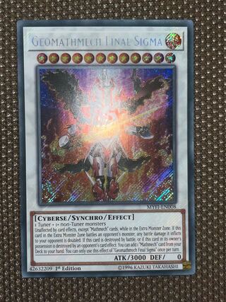 Yu-Gi-Oh Geomathmech Final Sigma EU Version (English) Siku 1st 1 copy