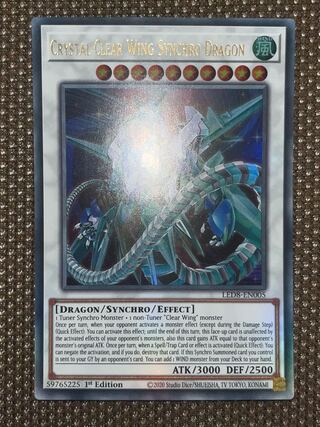 Yu-Gi-Oh! Crystal Clear Wing Synchro Dragon EU Version (English) Ultra