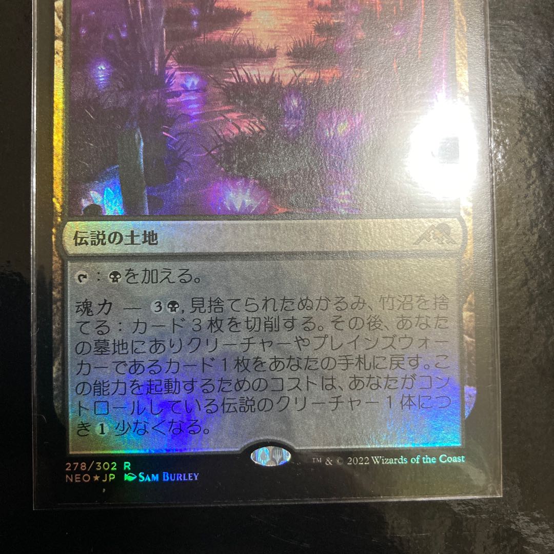 Abandoned Mud, Bamboo Swamp Rare 278/302 Foil