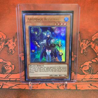 【カードケース付き】遊戯王 英語版 アロマージローズマリー ウル 1枚