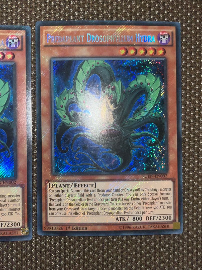 Yu-Gi-Oh Predaplant Drosophyllum Hydra EU version (English) Siku 1st 3 copies