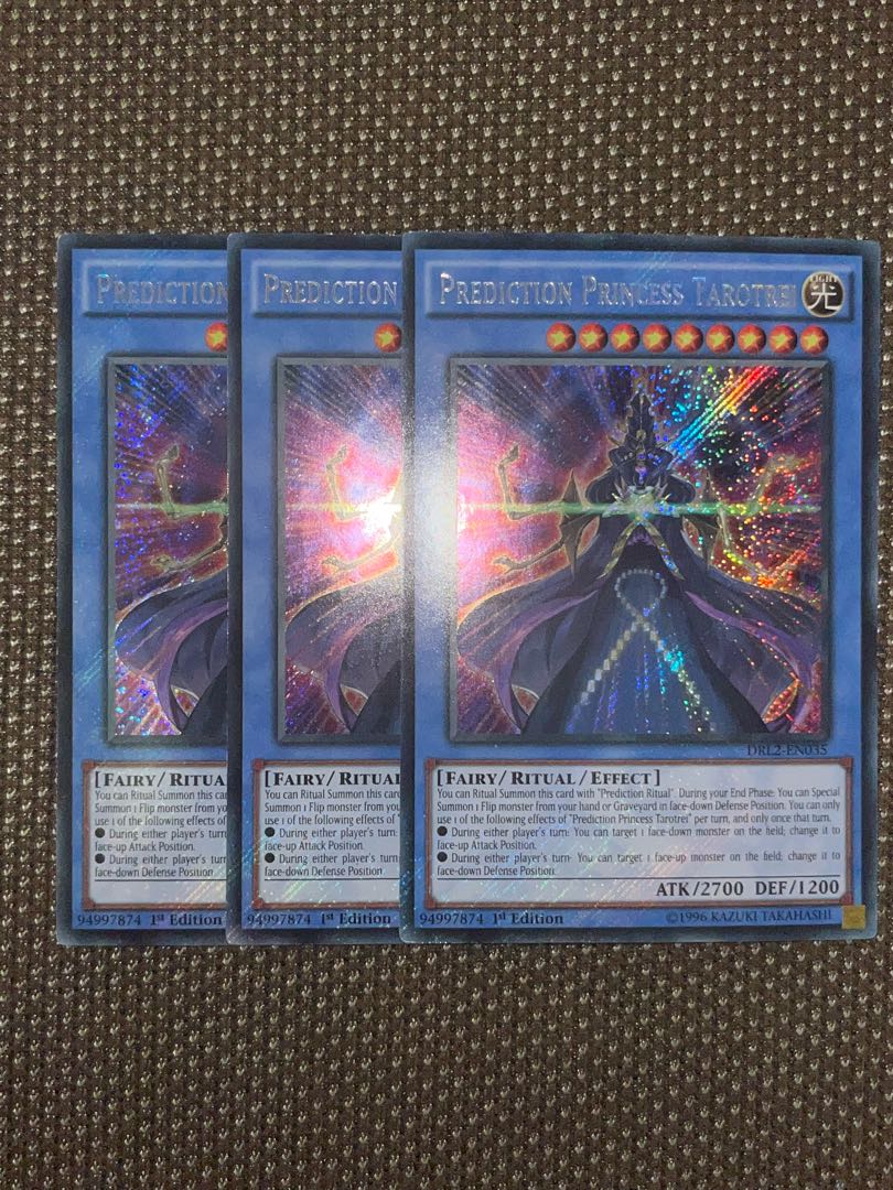 Yu-Gi-Oh Prediction Princess Tarotrei EU Version (English) Siku 1st 3 copies