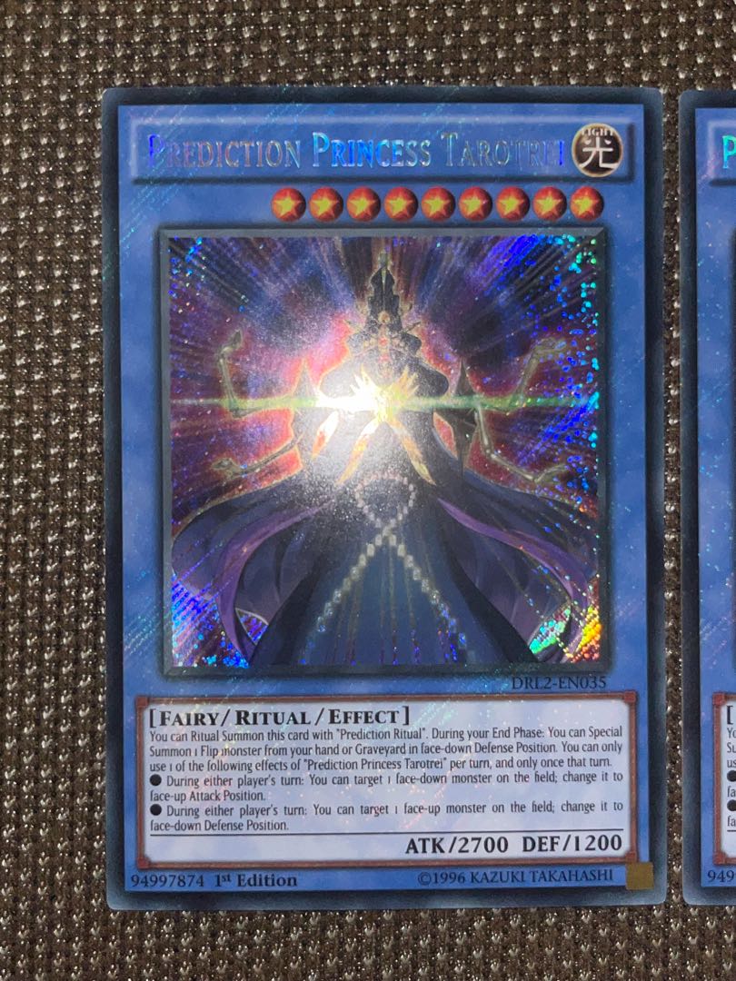 Yu-Gi-Oh Prediction Princess Tarotrei EU Version (English) Siku 1st 3 copies