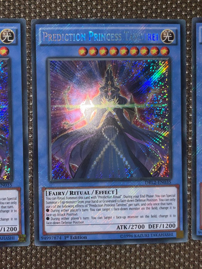 Yu-Gi-Oh Prediction Princess Tarotrei EU Version (English) Siku 1st 3 copies
