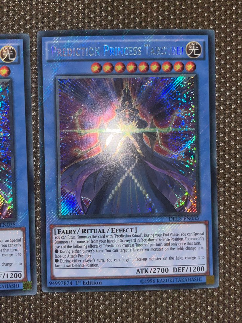 Yu-Gi-Oh Prediction Princess Tarotrei EU Version (English) Siku 1st 3 copies