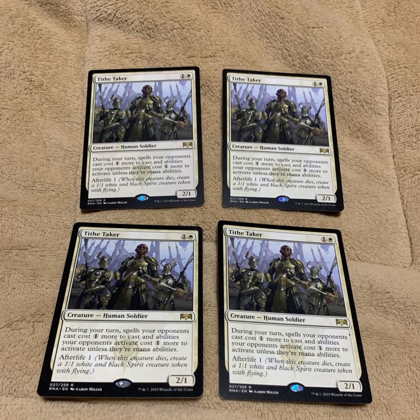 RNA 英語 徴税人 4枚セット