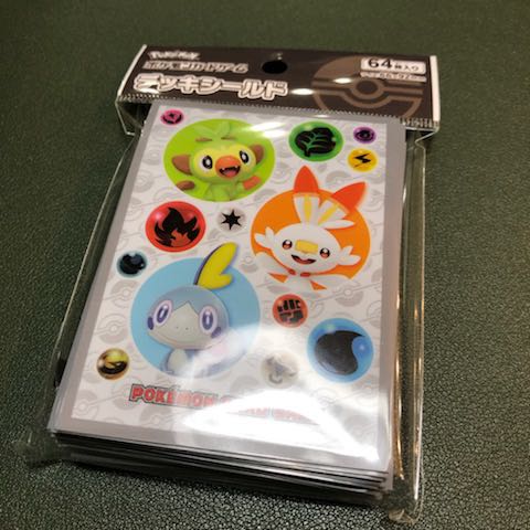 ポケモンカードゲーム デッキシールド サルノリ・ヒバニー・メッソン