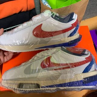 サカイ × ナイキ ズーム コルテッツ Sp "ホワイト アンド ユニバーシティレッド" DQ0581-100 26.5cm