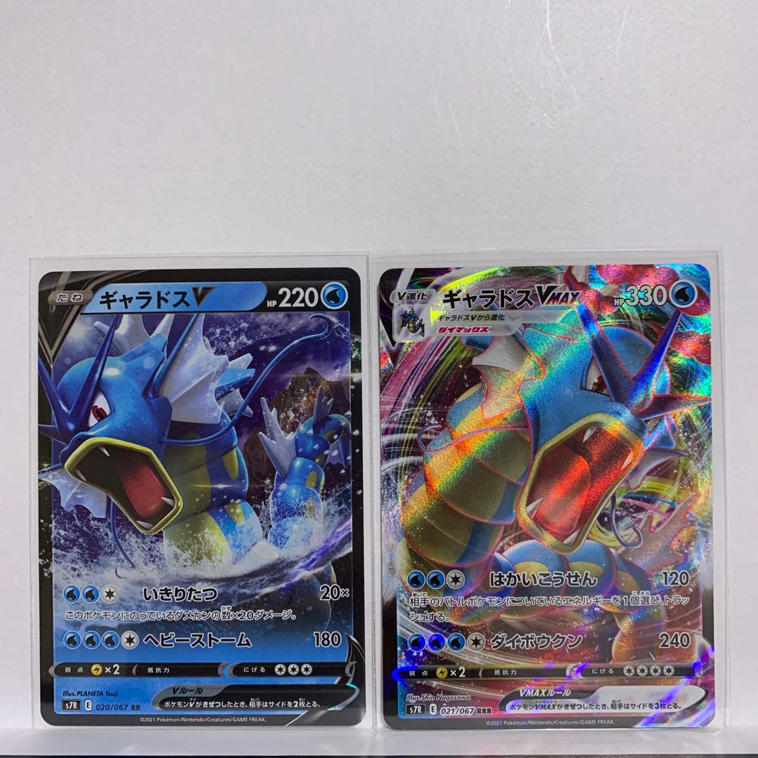 GyaradosVMAX RRR 021/067 + GyaradosV RR 020/067