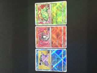 (Set for sale/play) Kagayaku Gosanke (Charizard, Blastoise, Venusaur) set of 3 ㊱