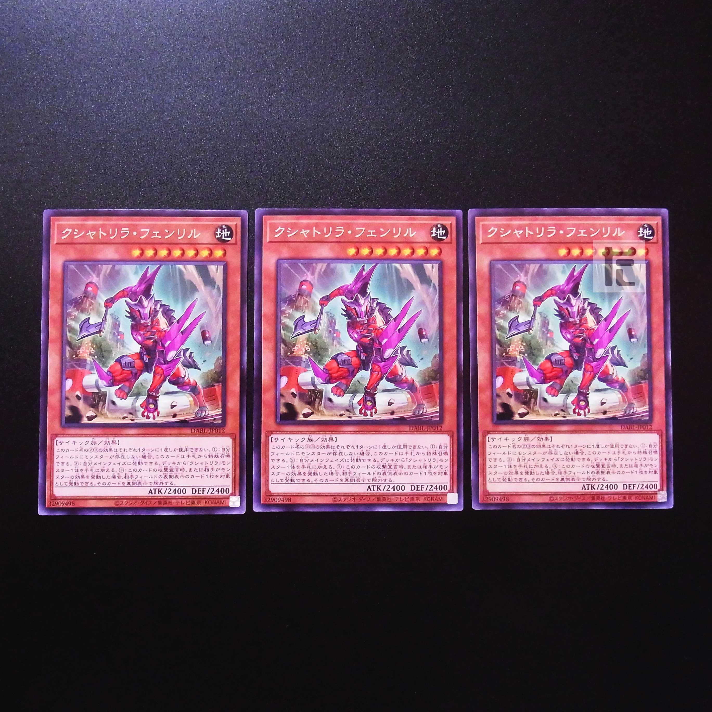 Kshatrira Fenrir rare, set of 3 / Management:MY0582