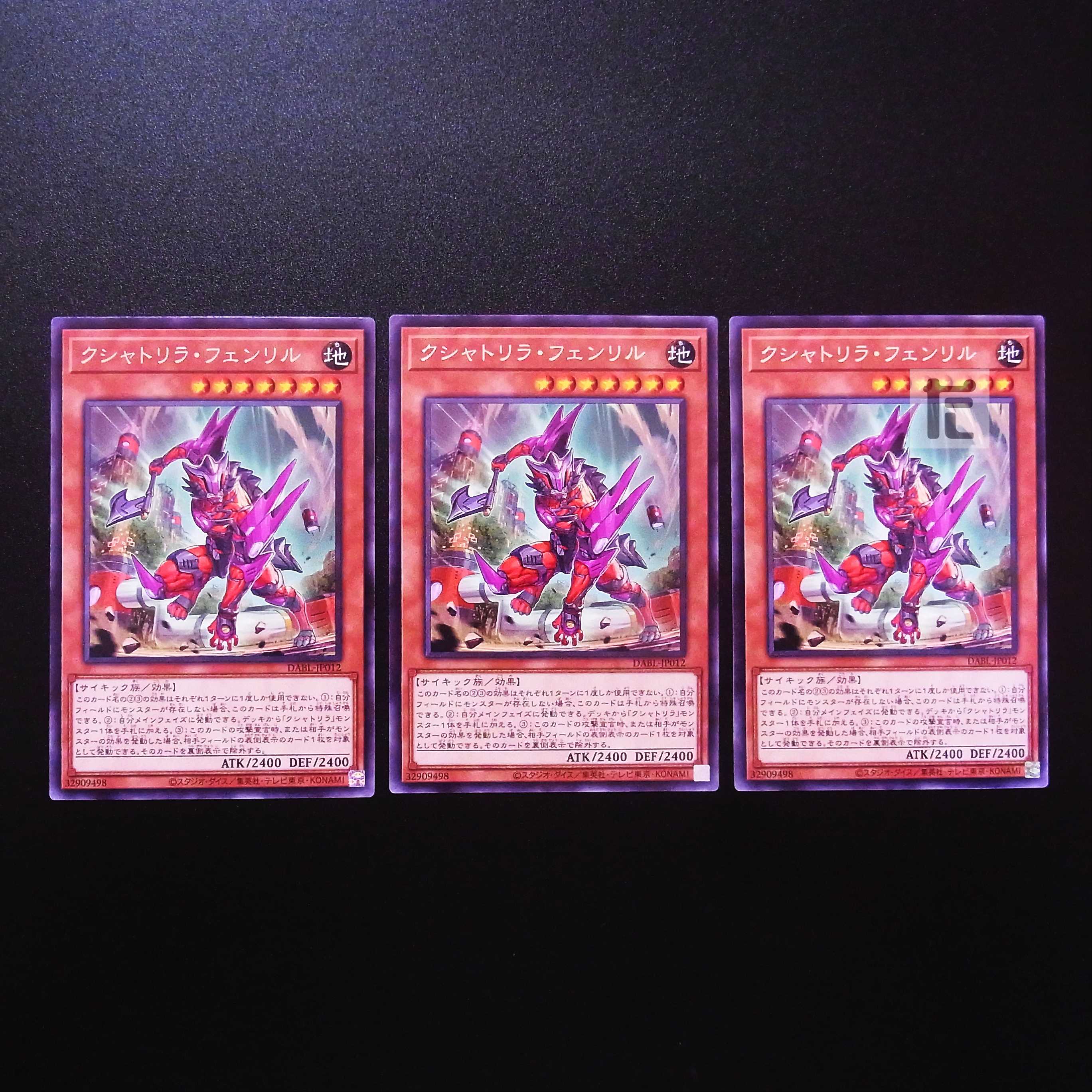 Kshatrira Fenrir rare, set of 3 / Management:MY0580