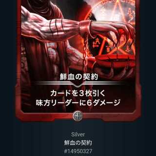 BTCさん専用 鮮血の契約 Lv0