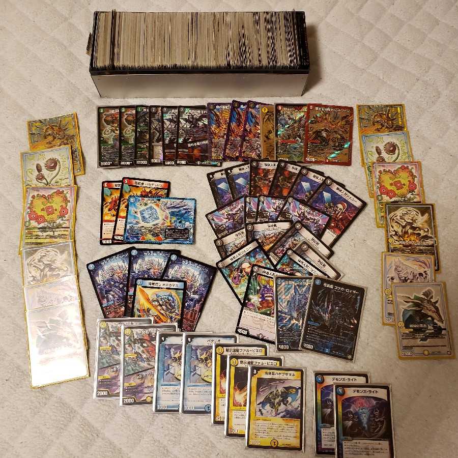 デュエマ引退品まとめ売り+黒緑ドルマゲドンパーツ付き