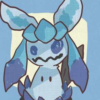 Mimikyu trying to be Glaceon
