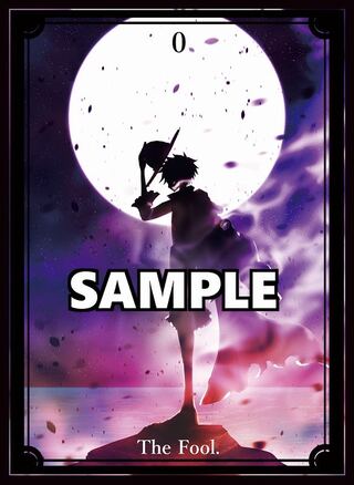 ルフィ タロット風カードスリーブ ONEPIECE ワンピース ニカ 頂上決戦 ロマンスドーン