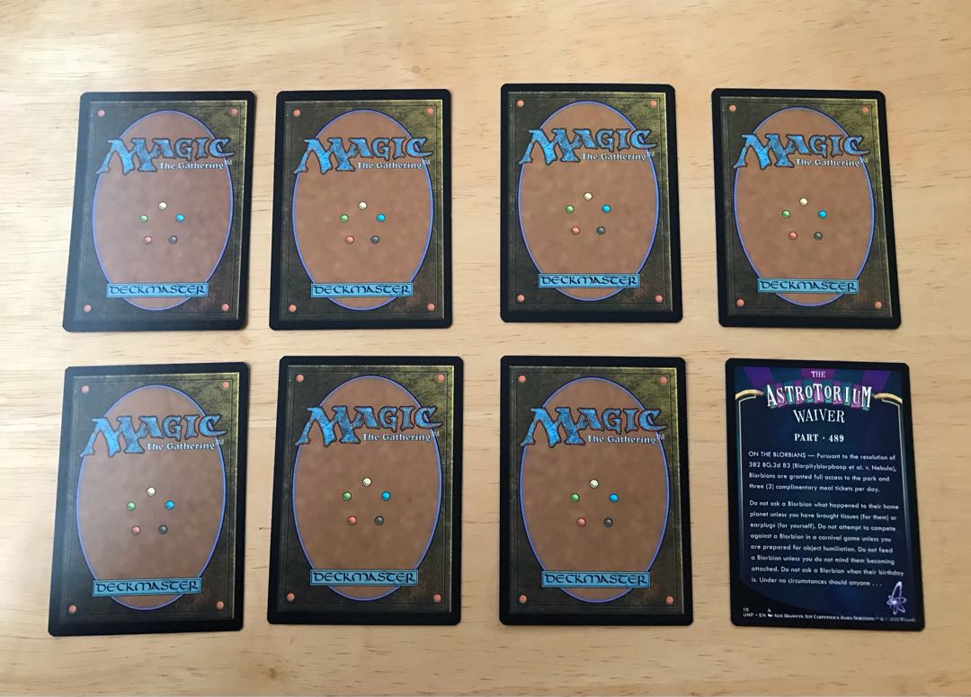 unfinity amfinity rare, bulk sale mtg sticker