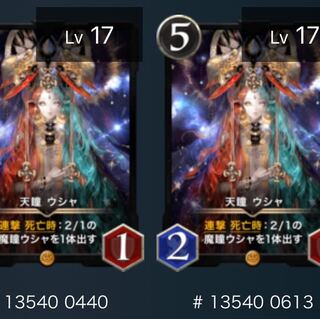 天瞳 ウシャ（2枚セット）