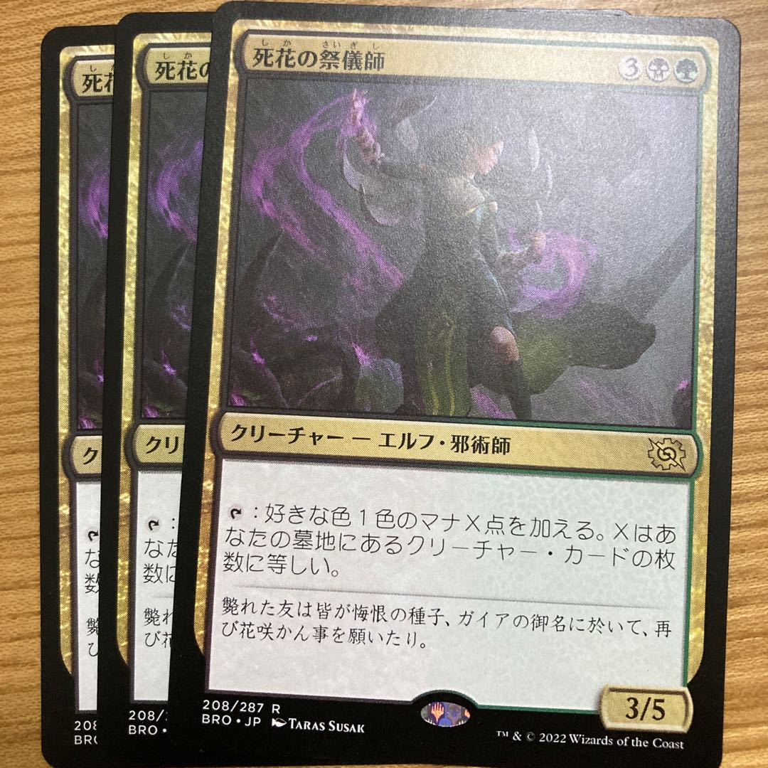 Ritualist of Dead Flowers 3 pieces