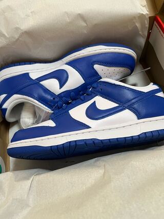 ナイキ ダンク ロー "ケンタッキー" バーシティ ロイヤル CU1726-100 26.5cm