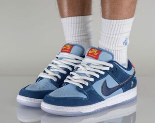 ワイ ソー サッド? × ナイキ SB ダンクロー "コースタルブルー" コースタルブルー/スピードイエロー/ユニバーシティレッド DX5549-400 25.5cm