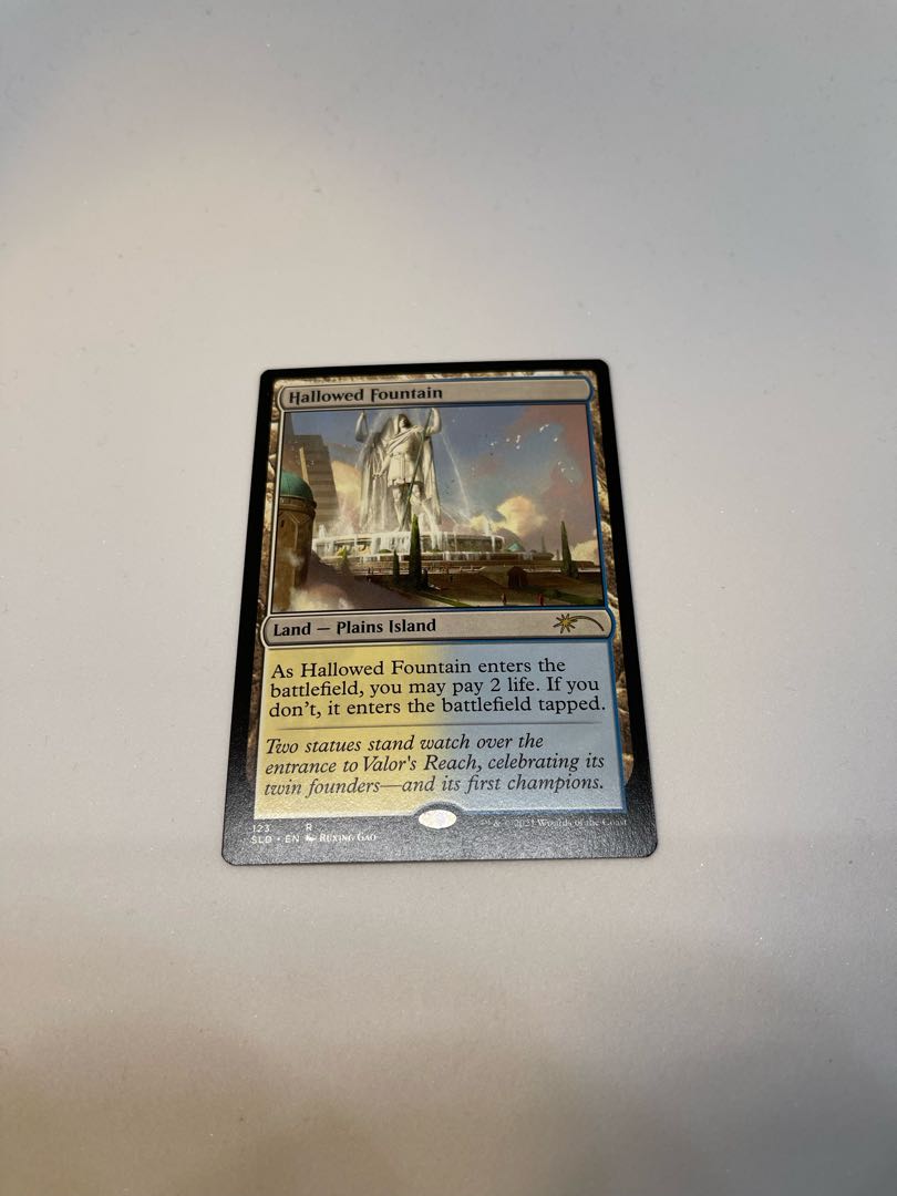 神聖なる泉/Hallowed Fountain Secret Lair 一枚