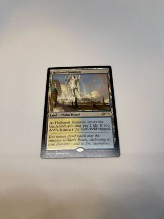 神聖なる泉/Hallowed Fountain Secret Lair 一枚