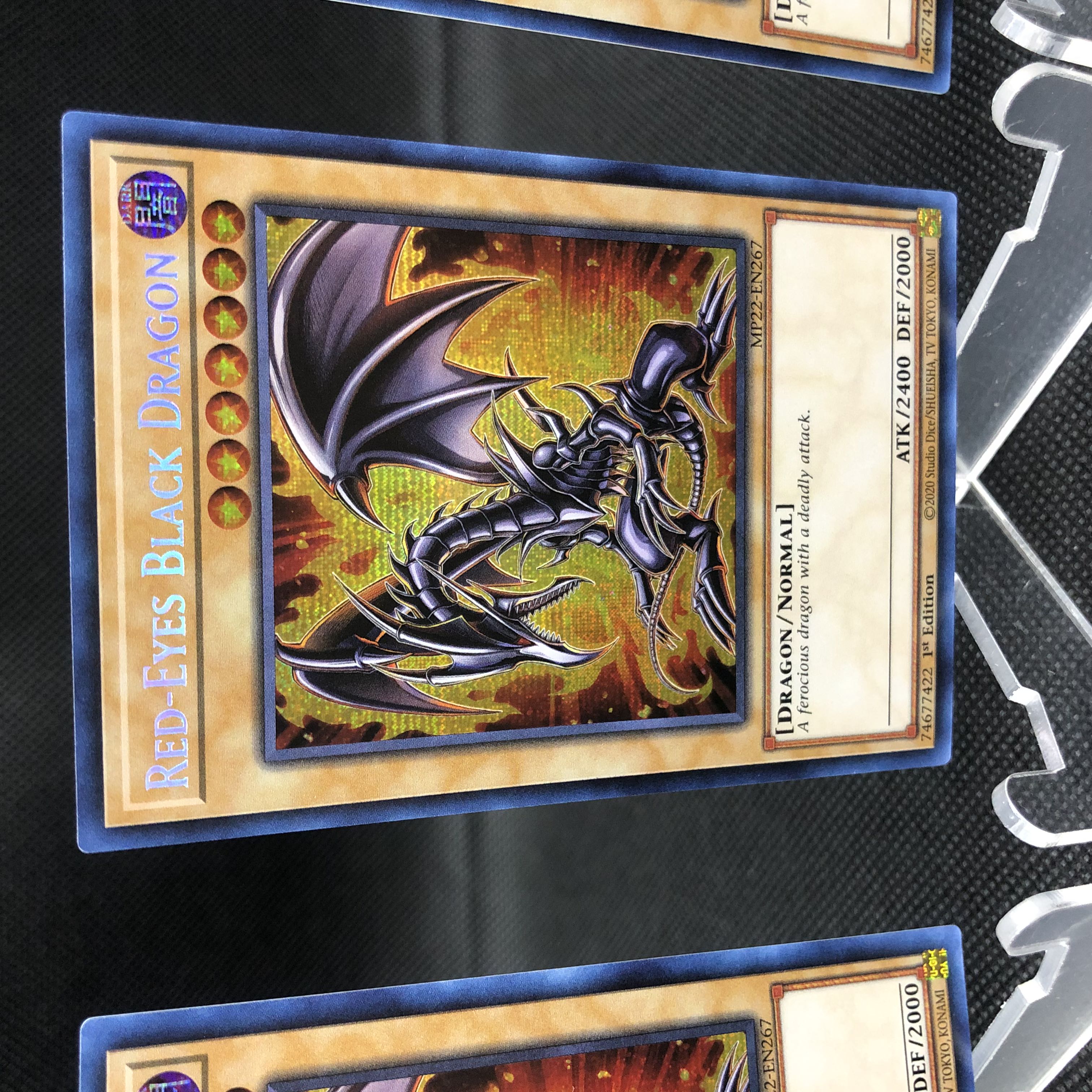 English Red-Eyes Red-Eyes Black Dragon Red-Eyes Prisma Set of 3