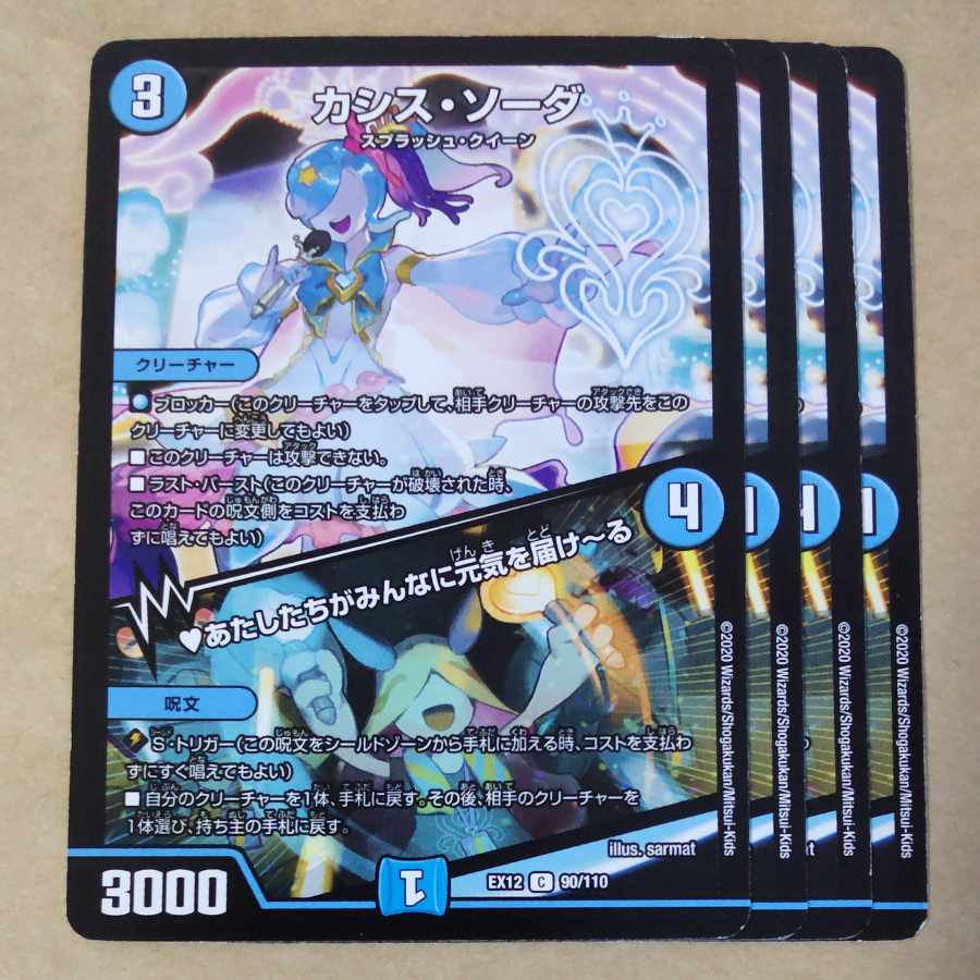 Cassis Soda｜We will bring cheer to everyone 4 sheets