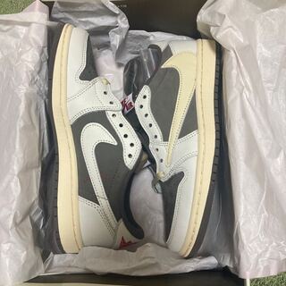 トラヴィス・スコット × ナイキ エアジョーダン 1 ロー "リバース モカ DM7866-162 24cm