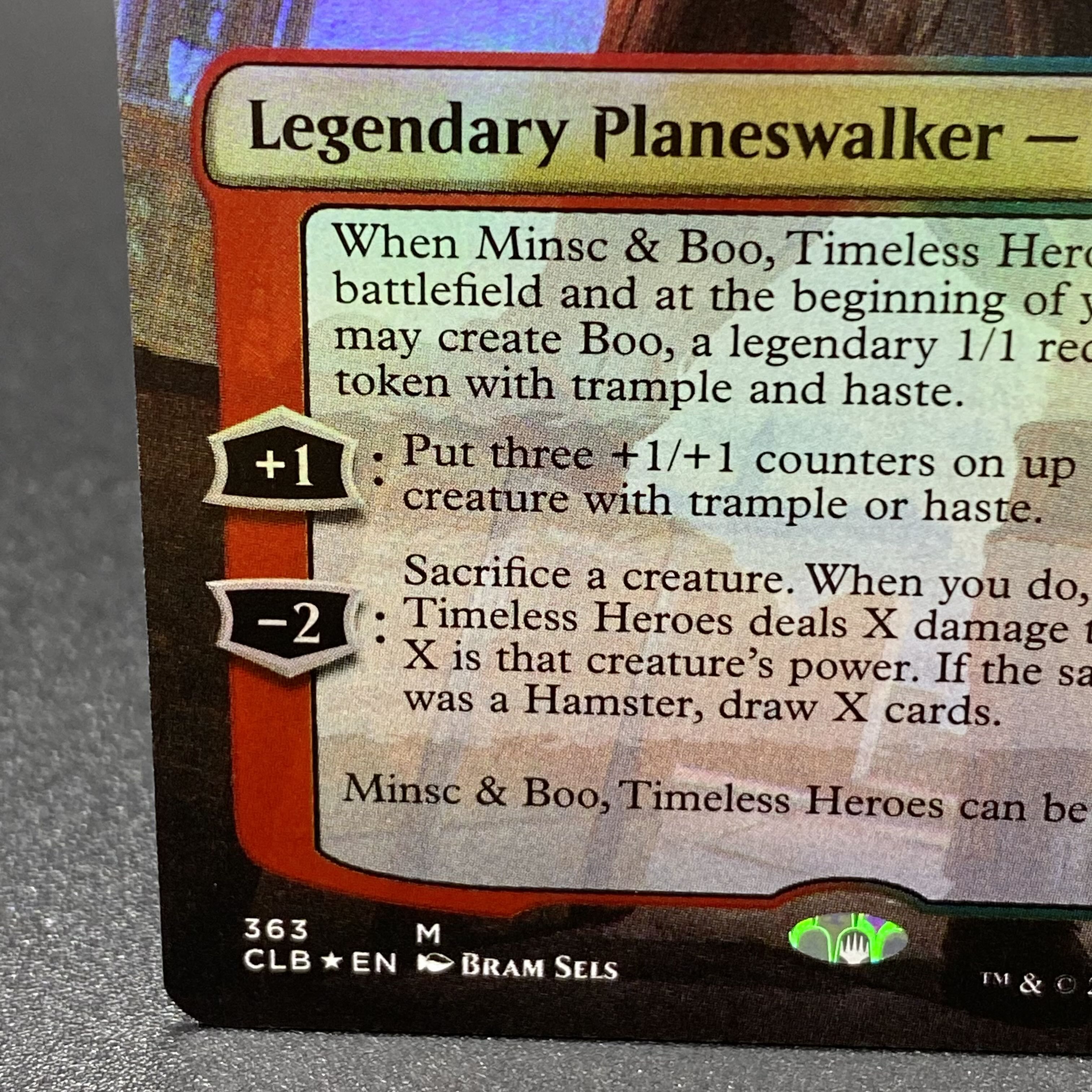 時を超えた英雄、ミンスクとブー/Minsc & Boo, Timeless Heroes