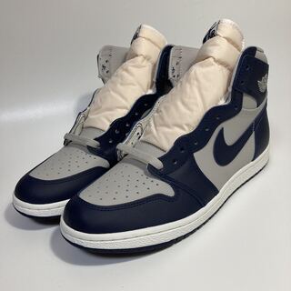 ナイキ エアジョーダン 1 ハイ 85 "ジョージタウン" カレッジ ネイビー/サミット ホワイトテック グレー BQ4422-400 28cm