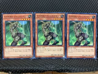 【ぽぽたん】遊戯王 3800 E・HERO フォレストマン 3枚 ノーマル