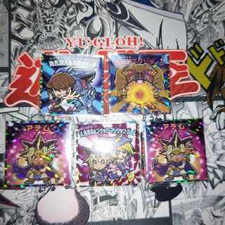 遊戯王マンチョコ　完全未開封 第一弾 遊戯王マンチョコのオマケシール20種類まとめ！開封して