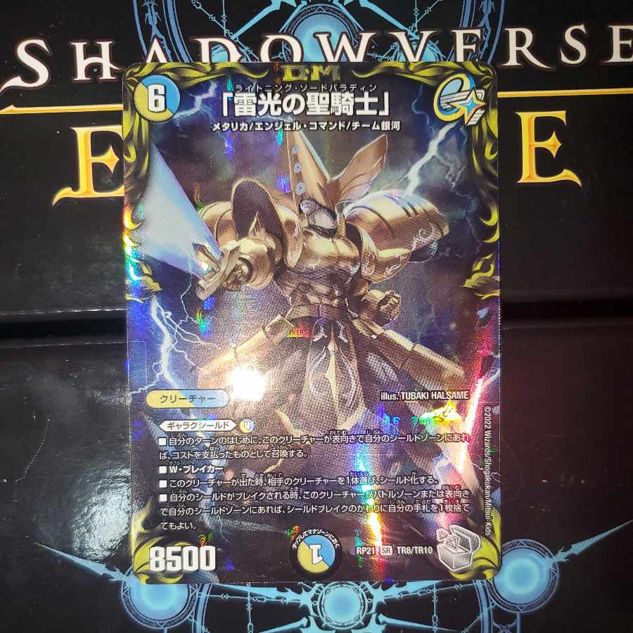 Lightning Holy Knight of Lightning, silver tray version, Lightning Sword Paladin.