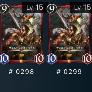 ヴォルディミスドラゴン　2枚
