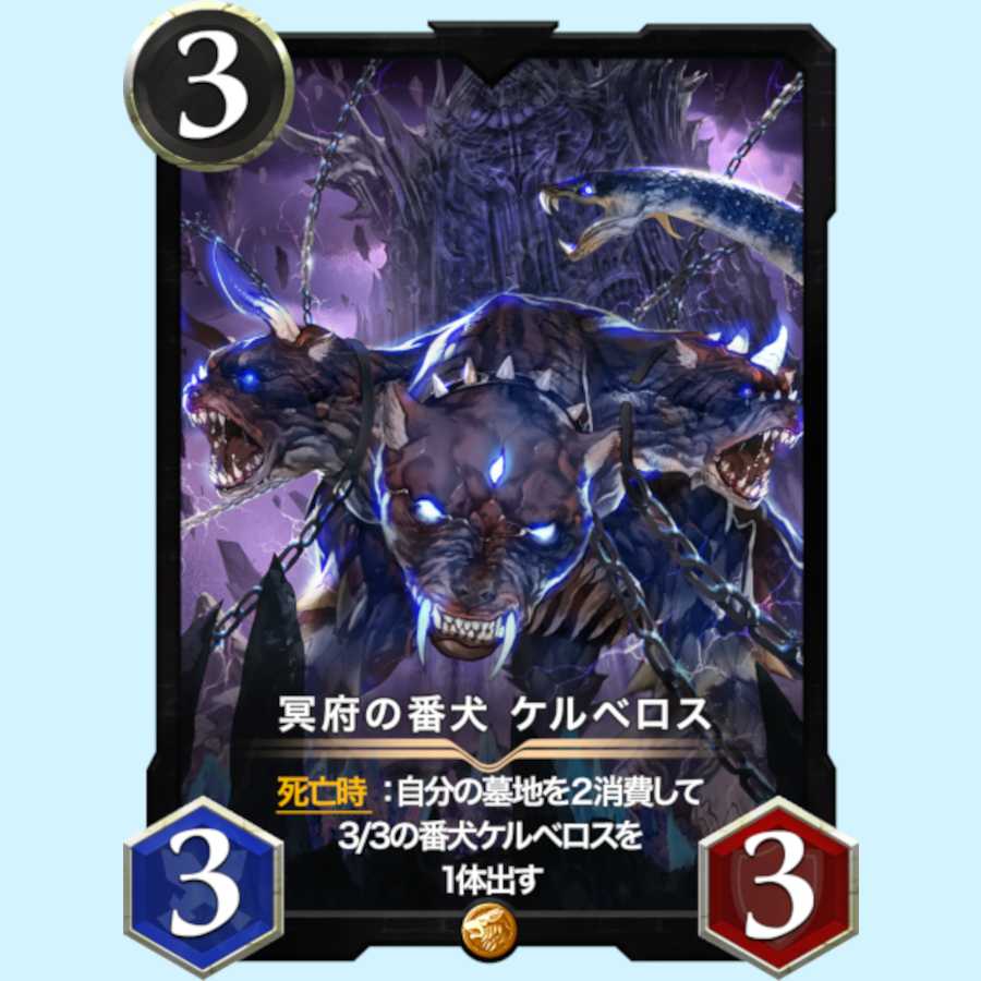 Watchdog Cerberus in the Underworld