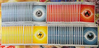 基本鋼エネルギー 基本雷エネルギー 基本炎エネルギー 基本悪エネルギー 各20枚